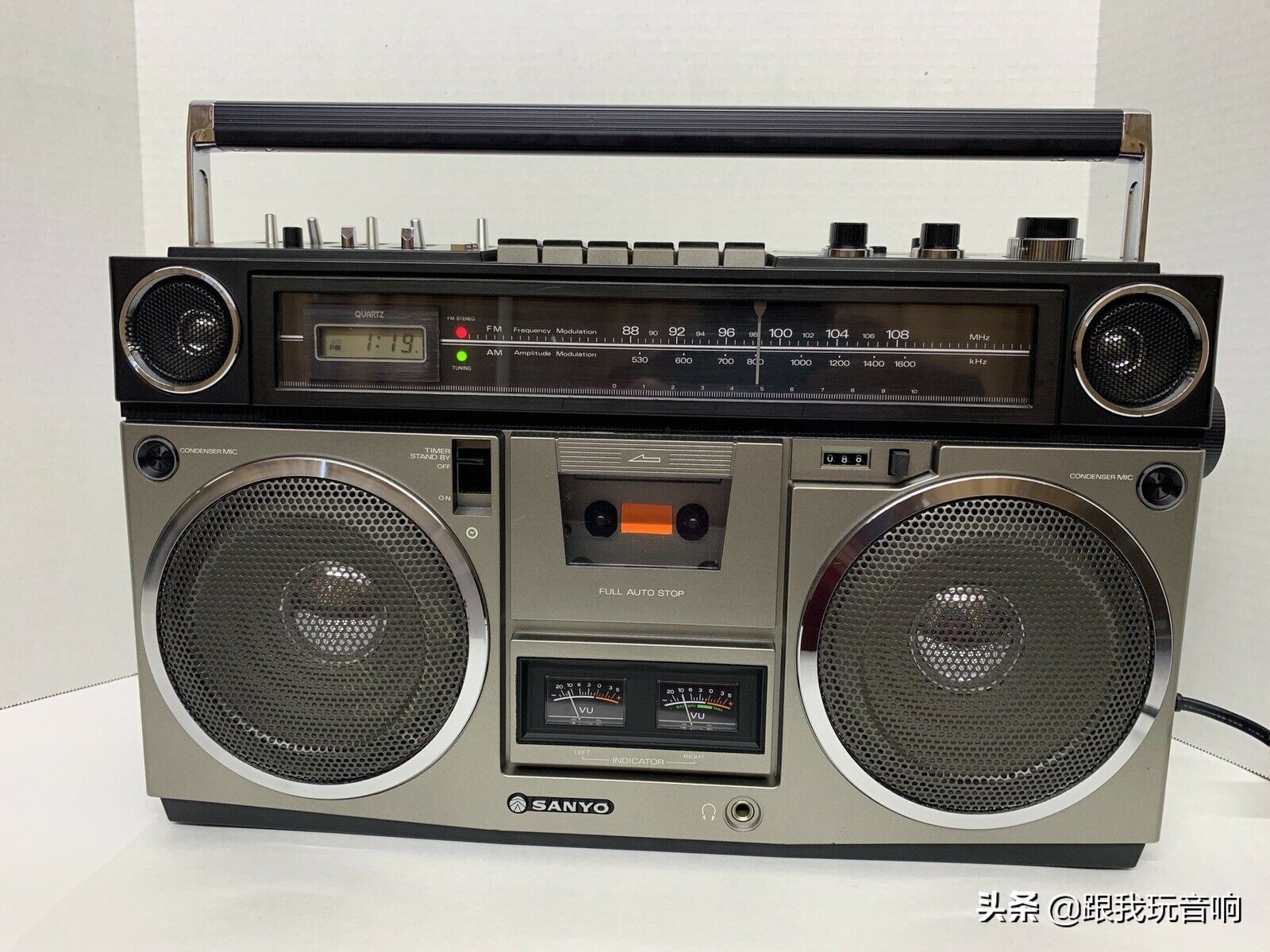 三洋m9990k录音机哪年产的,日本三洋m-x7120录音机