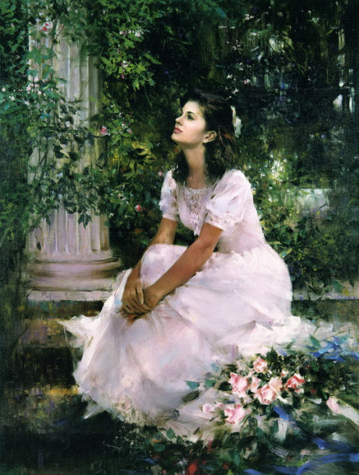 中国油画大师何岸油画欣赏,何岸油画风景写生作品