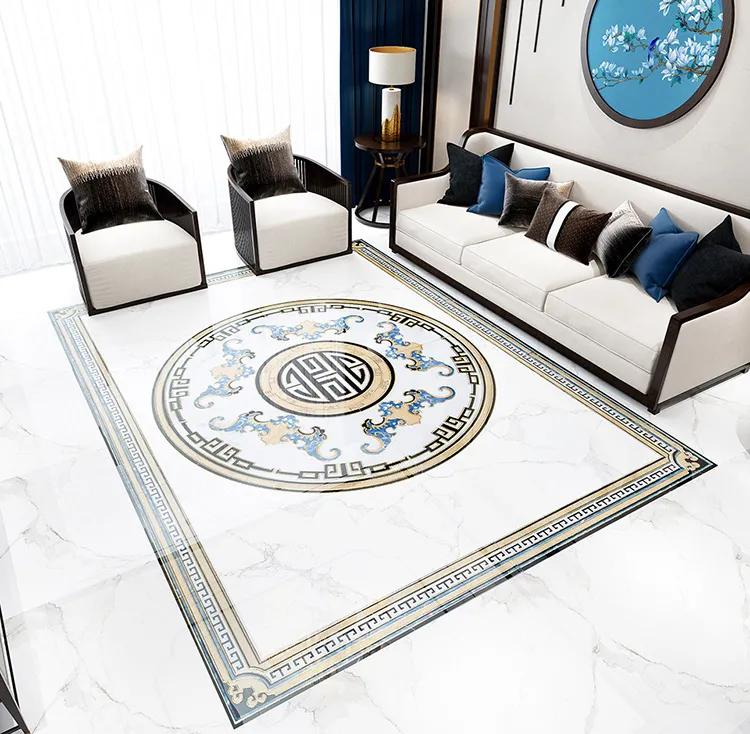 大理石水刀拼花现代,大理石水刀拼花现代风格效果