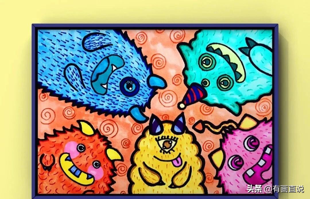 儿童创意画9-12岁,儿童创意画7-8岁创意画入门教程