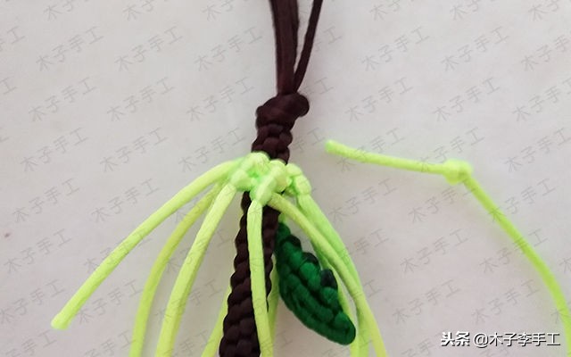 立体苹果的编织方法,小苹果的手工编法教程