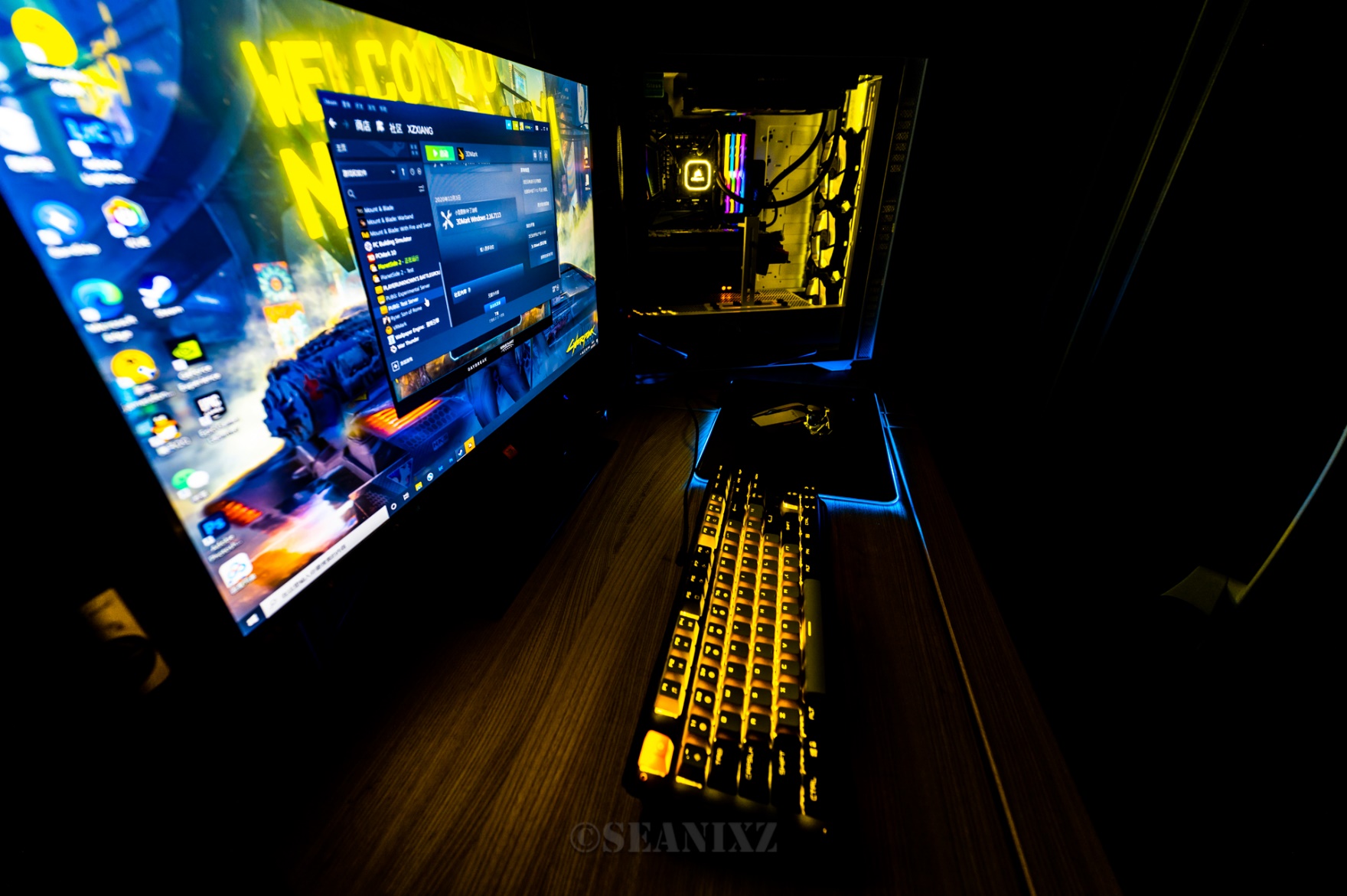 赛博朋克风格近战机械武器玩具,赛博朋克风高科技装备