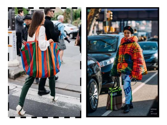 今年最流行托特包斜挎,托特包洋气百搭又好看