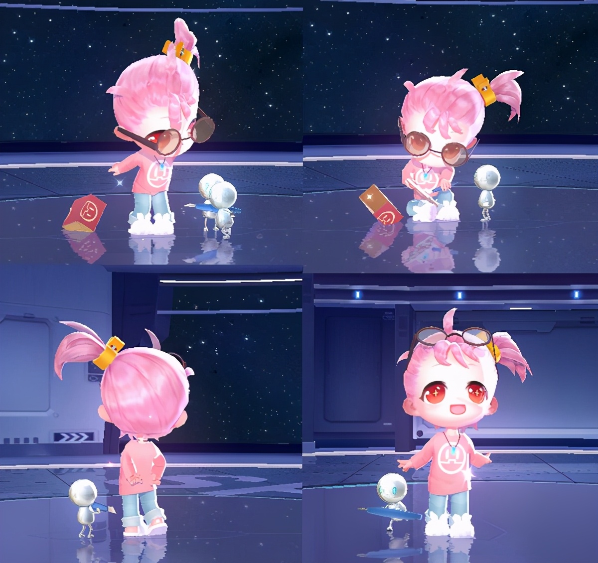 qq飞车手游起步宠适合哪些图,qq飞车女娲大发明家大厅显示效果