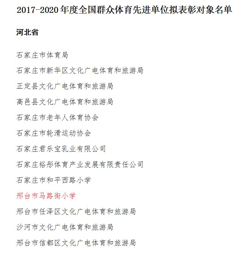 邢台新华南路小学斩获国际奖项,邢台市马路街小学光荣榜