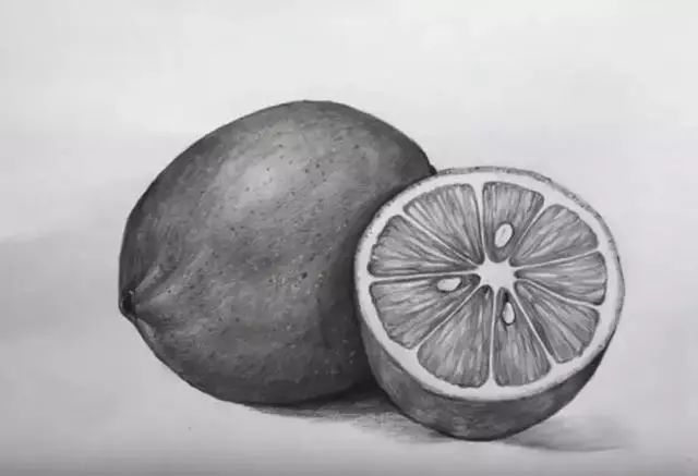 素描彩铅蔬菜画,蔬菜素描画法步骤图