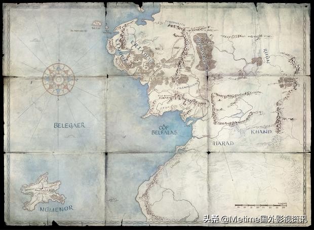 指环王亚马逊,指环王中土世界地图讲解