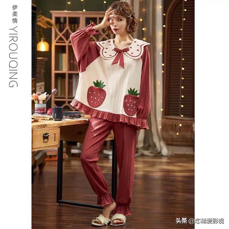 睡衣家居服简约大气,家居服睡衣穿搭推荐