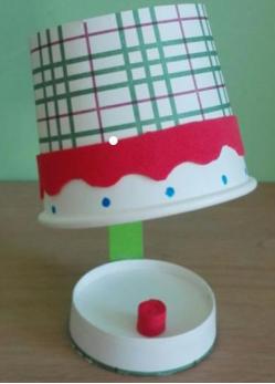 大型纸杯手工作品,小小纸杯手工作品