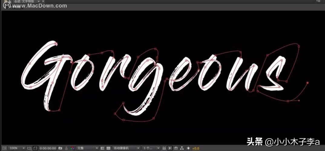 手写动画文字视频教程,ae手写字视频教程