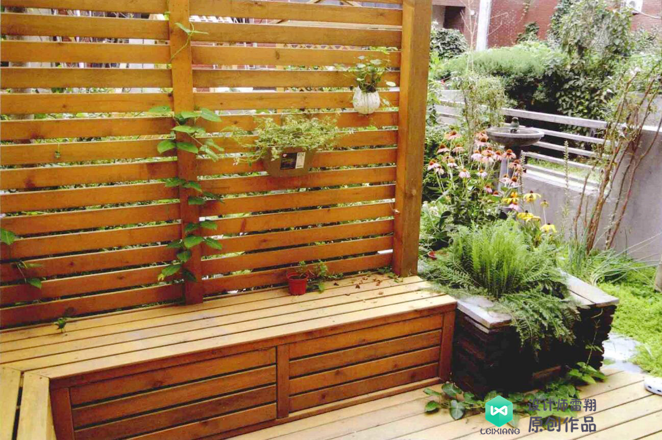 野趣庭院设计,120田园小清新装修风格