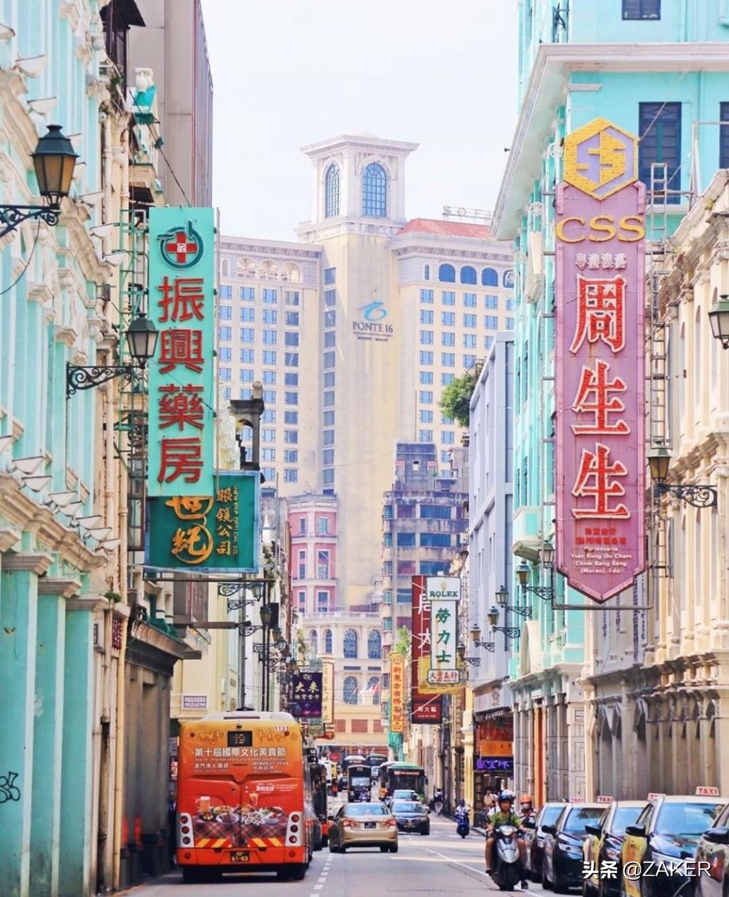 澳门值得去的街道,澳门人气最旺的街道