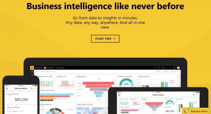 30个值得推荐的数据可视化工具,微软数据可视化工具