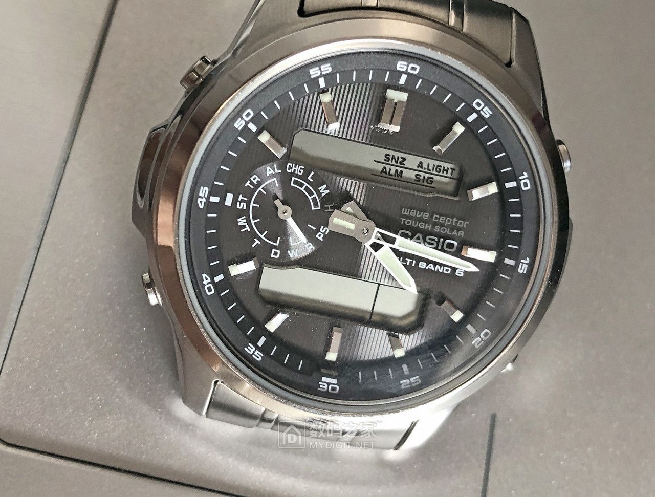 卡西欧双显电波表,卡西欧ocws100系列光动能