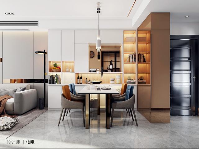 他把108㎡现代简约新房发到朋友圈，瞬间被赞爆了！