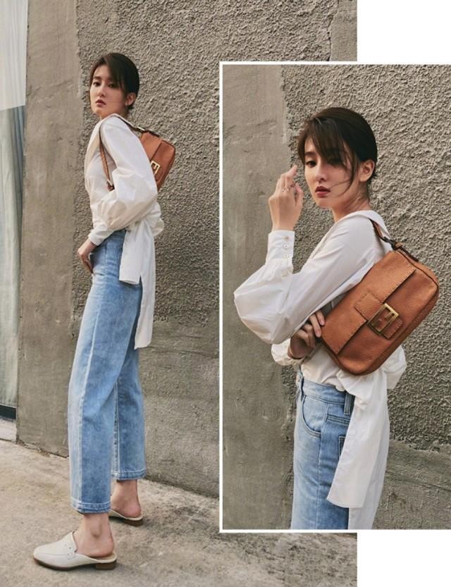 乔欣的穿搭指南,乔欣可咸可甜全身照