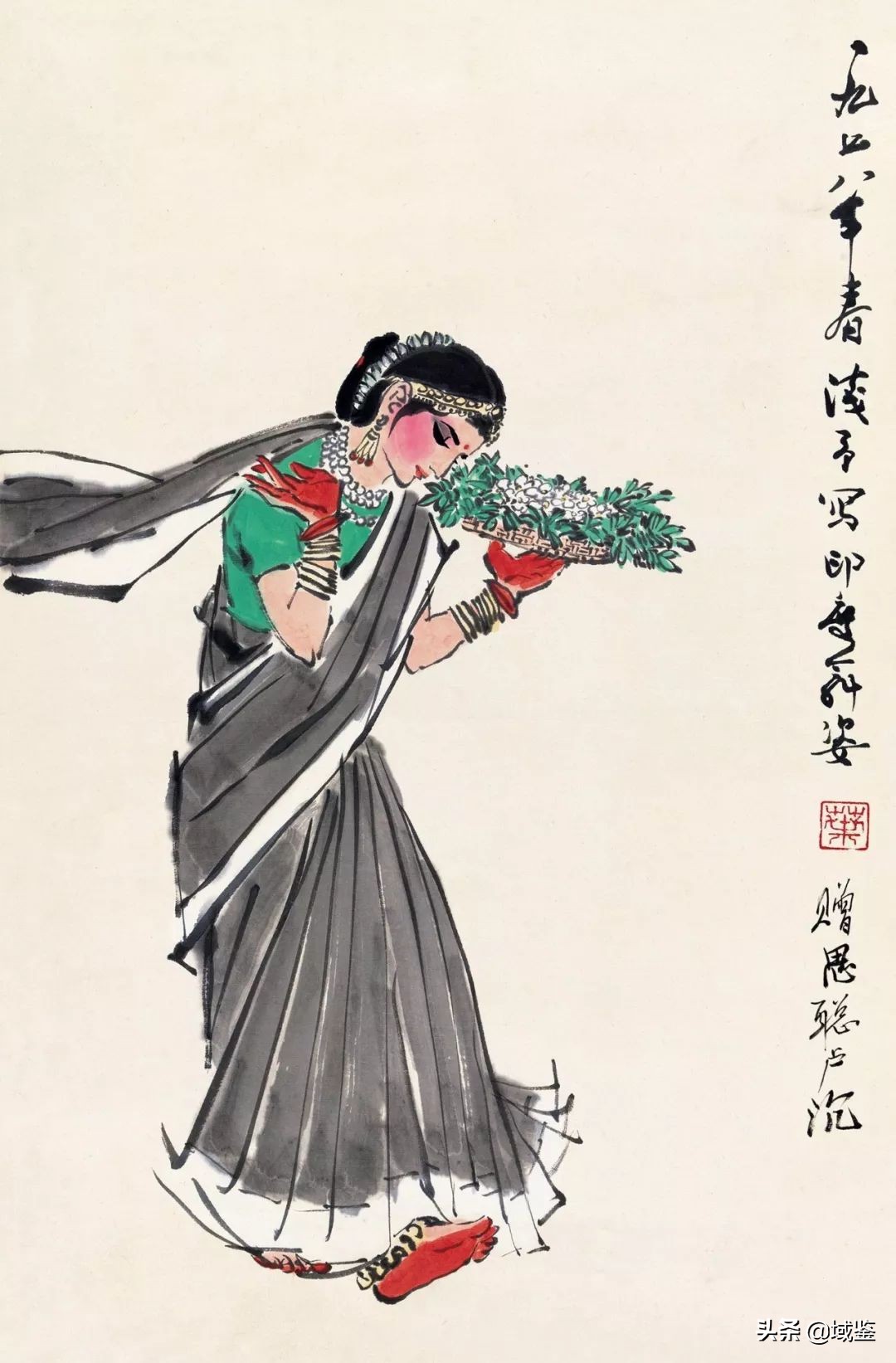 齐白石一幅大幅画多少钱,齐白石的人物画一平尺多少钱