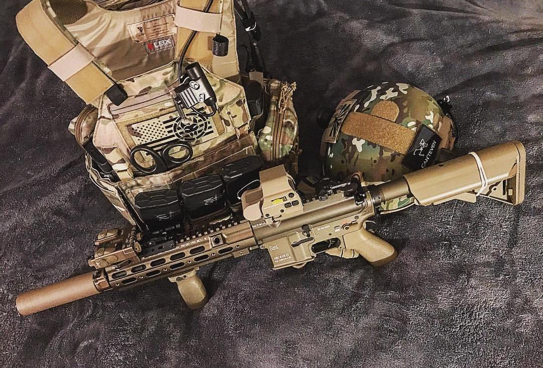 美军hk416和mk18,美军为什么喜欢用hk416