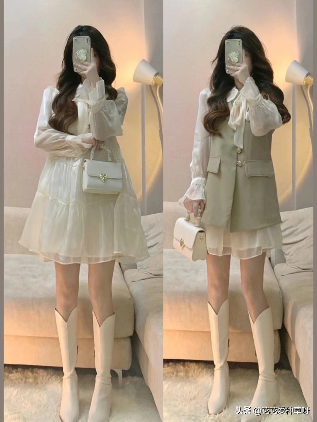 极致温柔的气质早秋穿搭