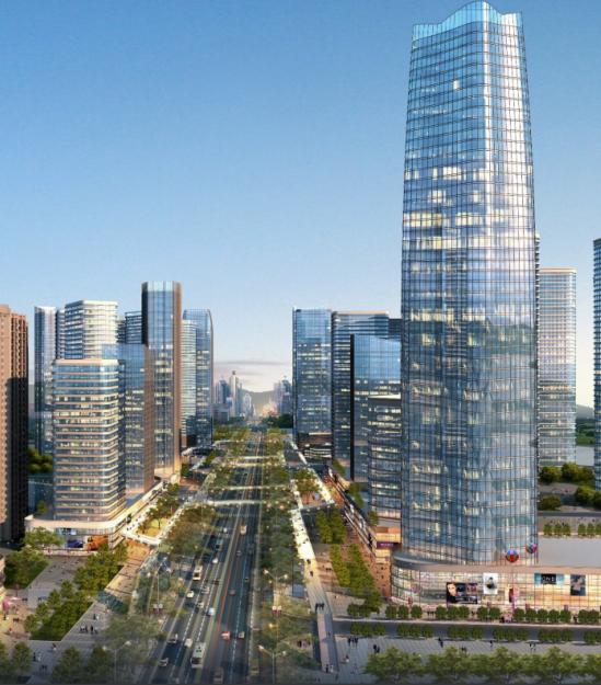 昆明未来的规划实景效果图,昆明东部商务区效果图