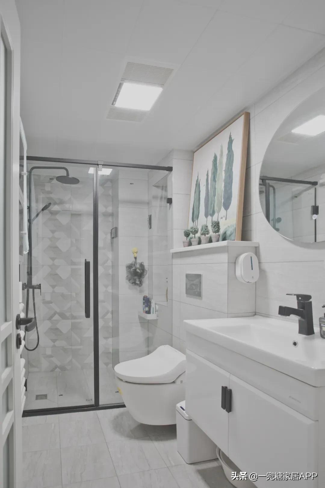 48㎡小家，餐厅可以蹦迪，还带私人影院！小户型都给我学