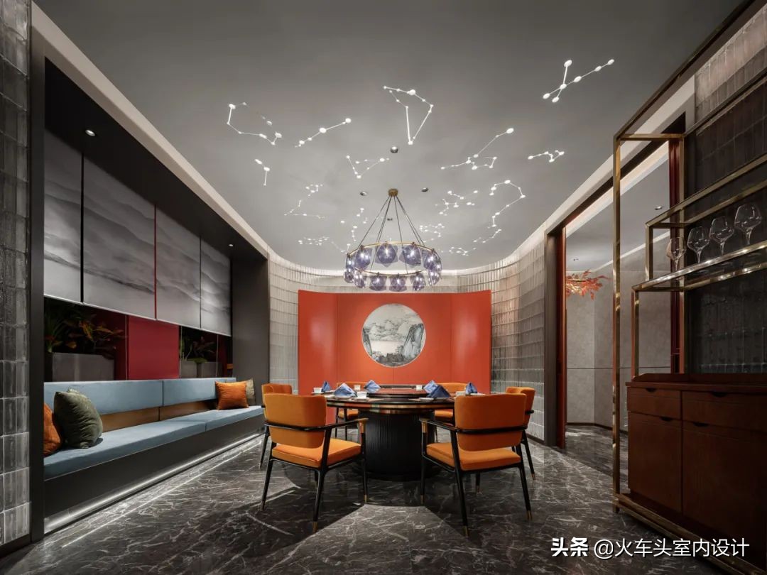 北京会所装修设计轻奢,500平米私人会所中式设计