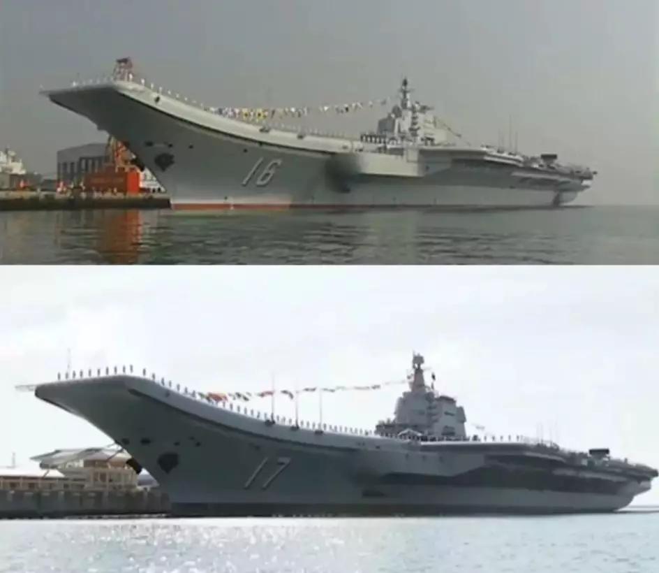 英国人看北洋水师墓上的舰船照片,英国北洋水师墓前放福建舰照片