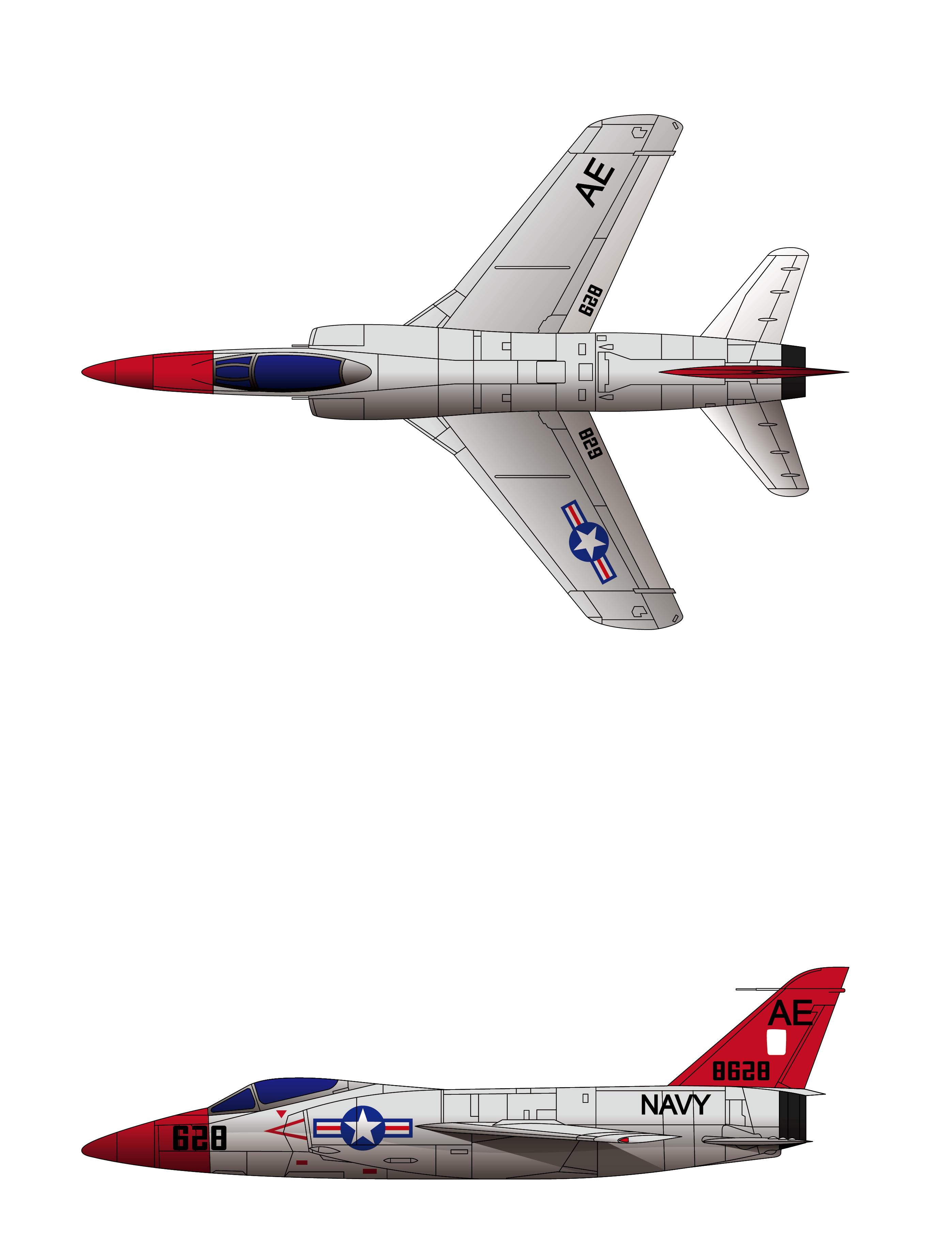 美国第一款舰载喷气战斗机,美国现役双发重型舰载战斗机