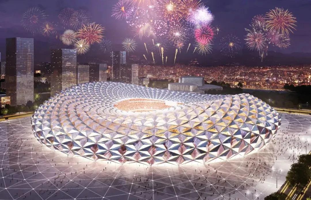 恒大新足球场震撼曝光,恒大足球场更换图