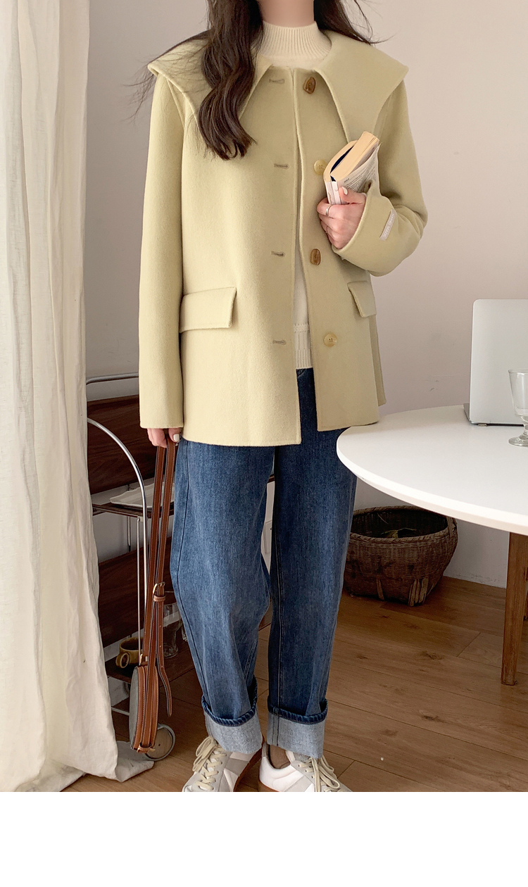 短款毛呢外套冬季穿搭,短毛呢外套显瘦