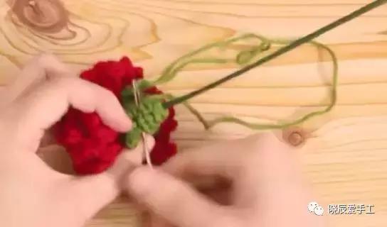 钩针康乃馨花束图解,母亲节康乃馨花束手工制作简单