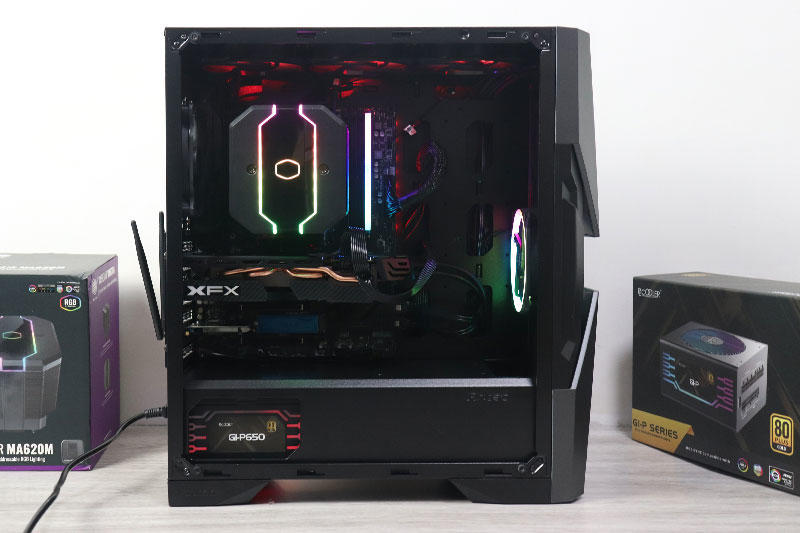 酷冷至尊暴雪t620散热效果,酷冷至尊t620m黑武士散热器