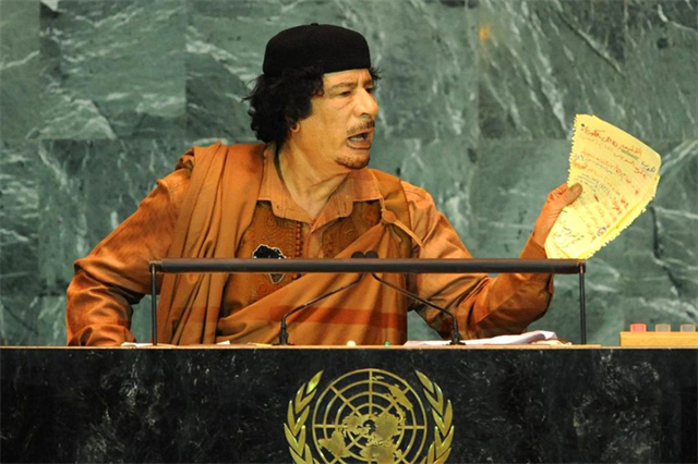 卡扎菲生前有多狂妄,卡扎菲对各国做了什么