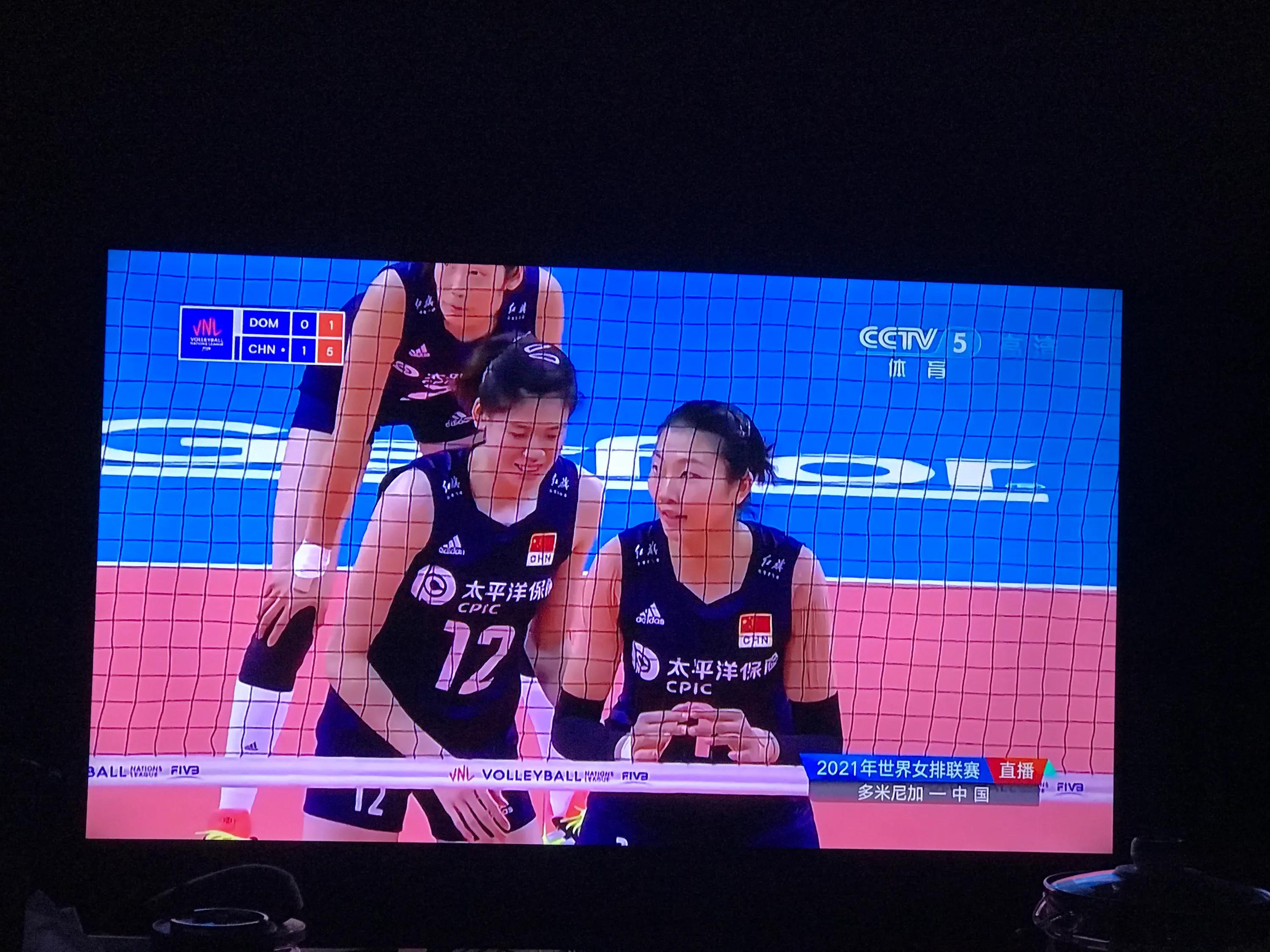 #世界女排联赛#中国女排vs多米尼加女排3:1