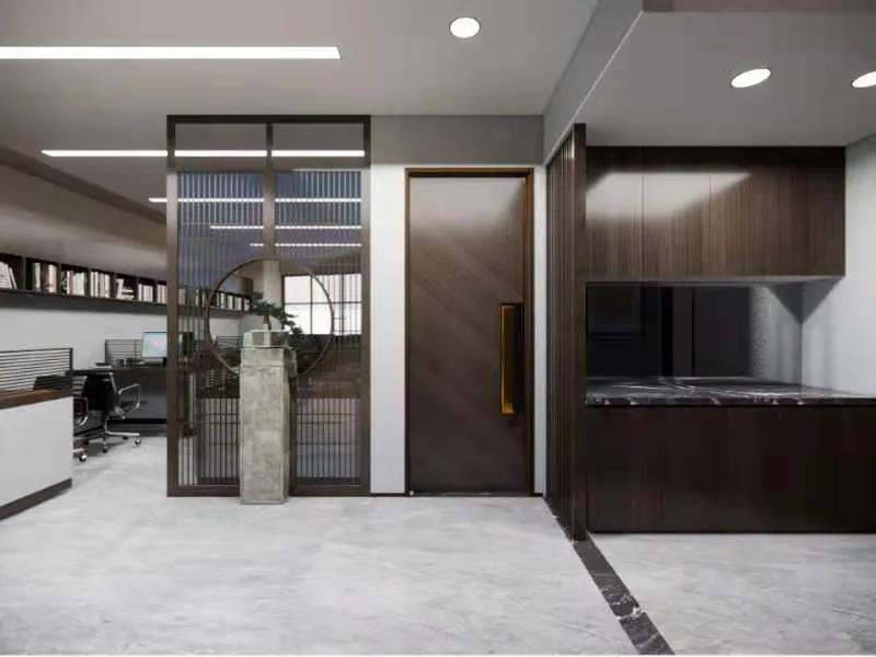 有格栅怎么装电视,有格栅有木饰面有什么收口