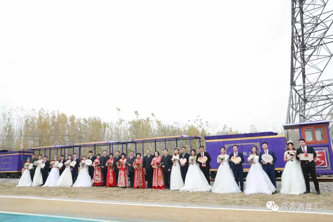 淄博高青婚礼红旗车队,高青国井南苑婚礼