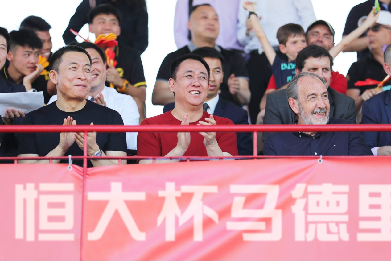 张近东许家印比赛,许家印谈恒大足球青训