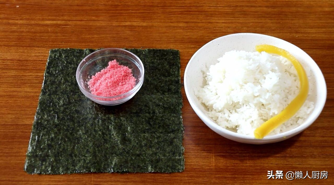 寿司的花样卷法,寿司基本卷花样