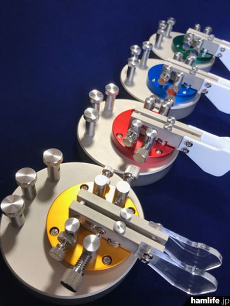 业余无线电博览会2019，限量款莫尔斯电键“LNA-9501”3色底座