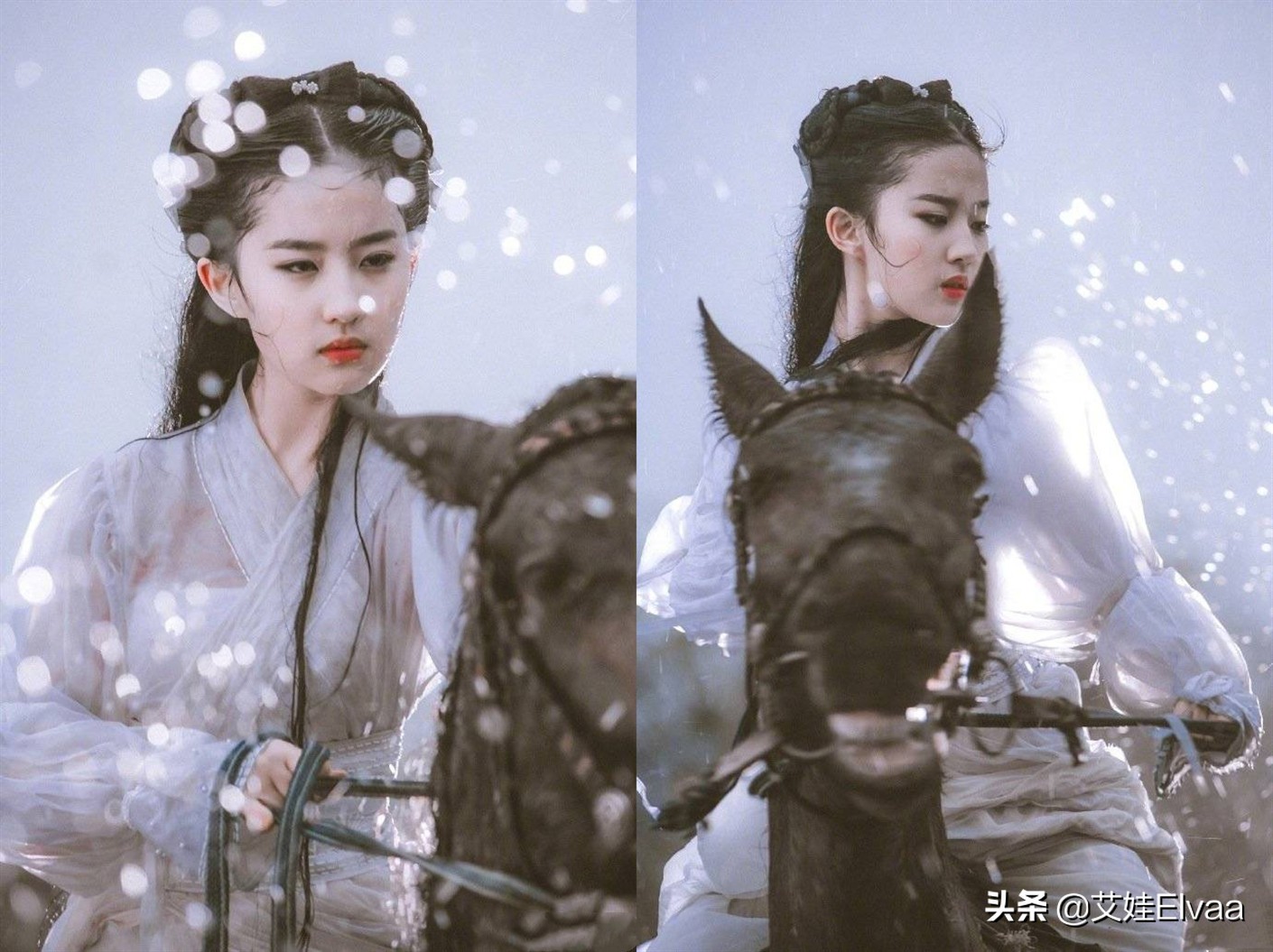 刘亦菲私下穿羽绒服,刘亦菲穿顶级高定