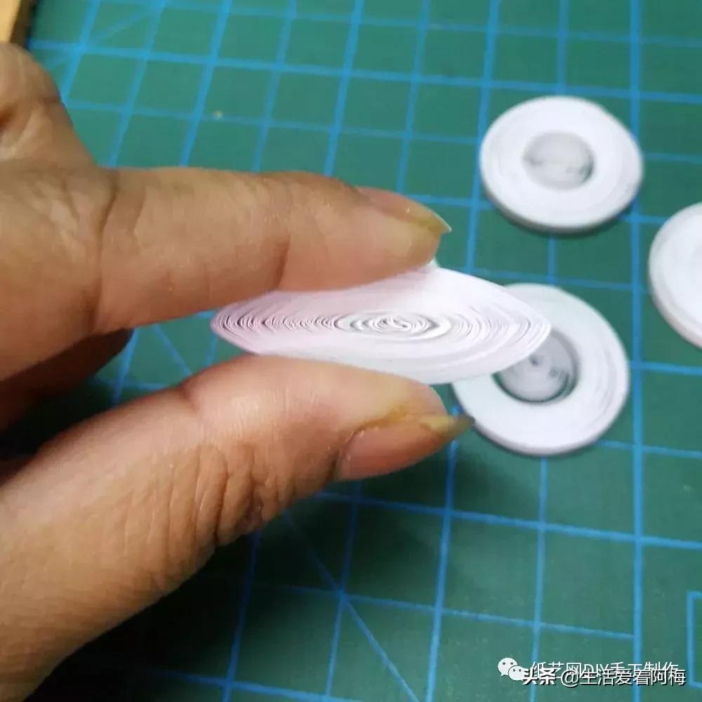 简单易学褶皱纸手工花束教师节,衍纸教师节立体花束教程