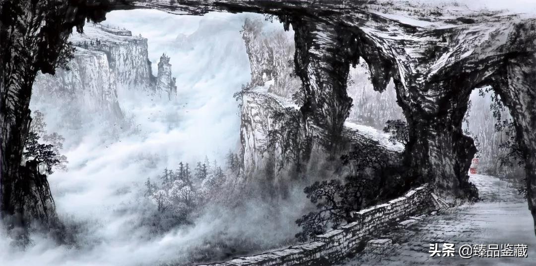 曾刚写意山水画100幅,曾刚的国画山水作品