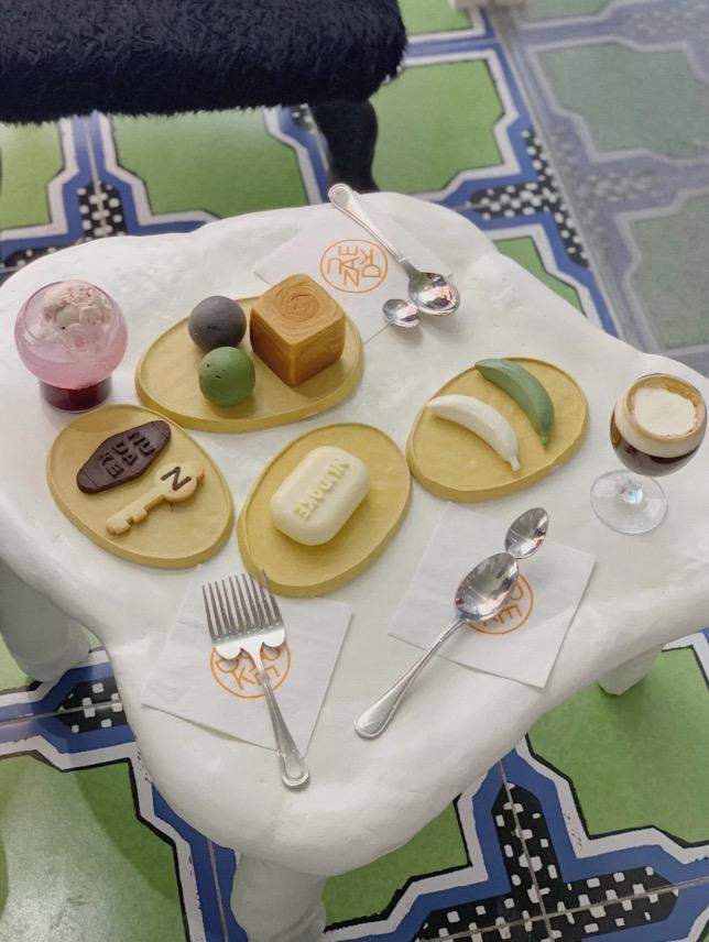 skp甜品,北京skp卖的抹茶味甜品