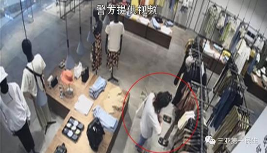 海南三亚一女子偷衣服,三亚女子偷别人鞋子