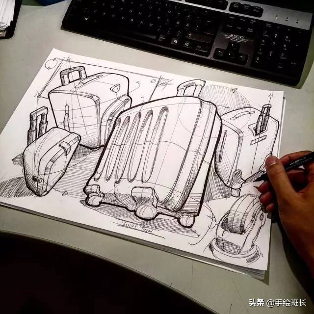 顶尖设计师手稿,产品设计手绘从入门到精通