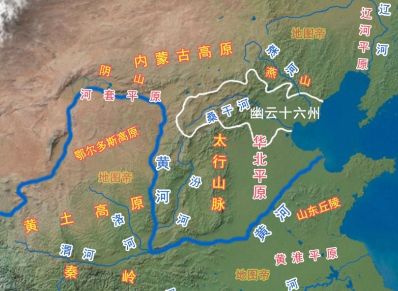 徐达北伐和太平天国北伐,三维地图徐达北伐燕云十六州