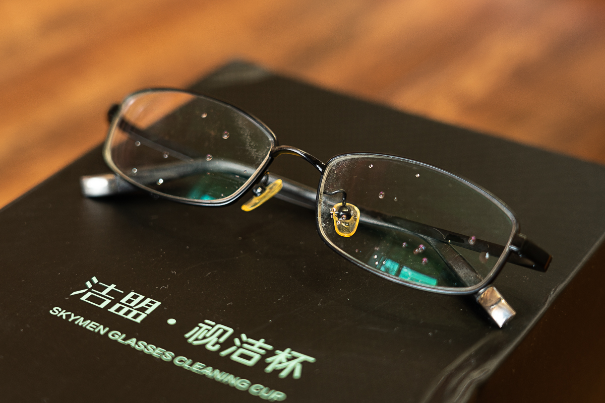 超声波清洗眼镜后眼镜特别容易脏,防蓝光眼镜可以用超声波清洗机吗