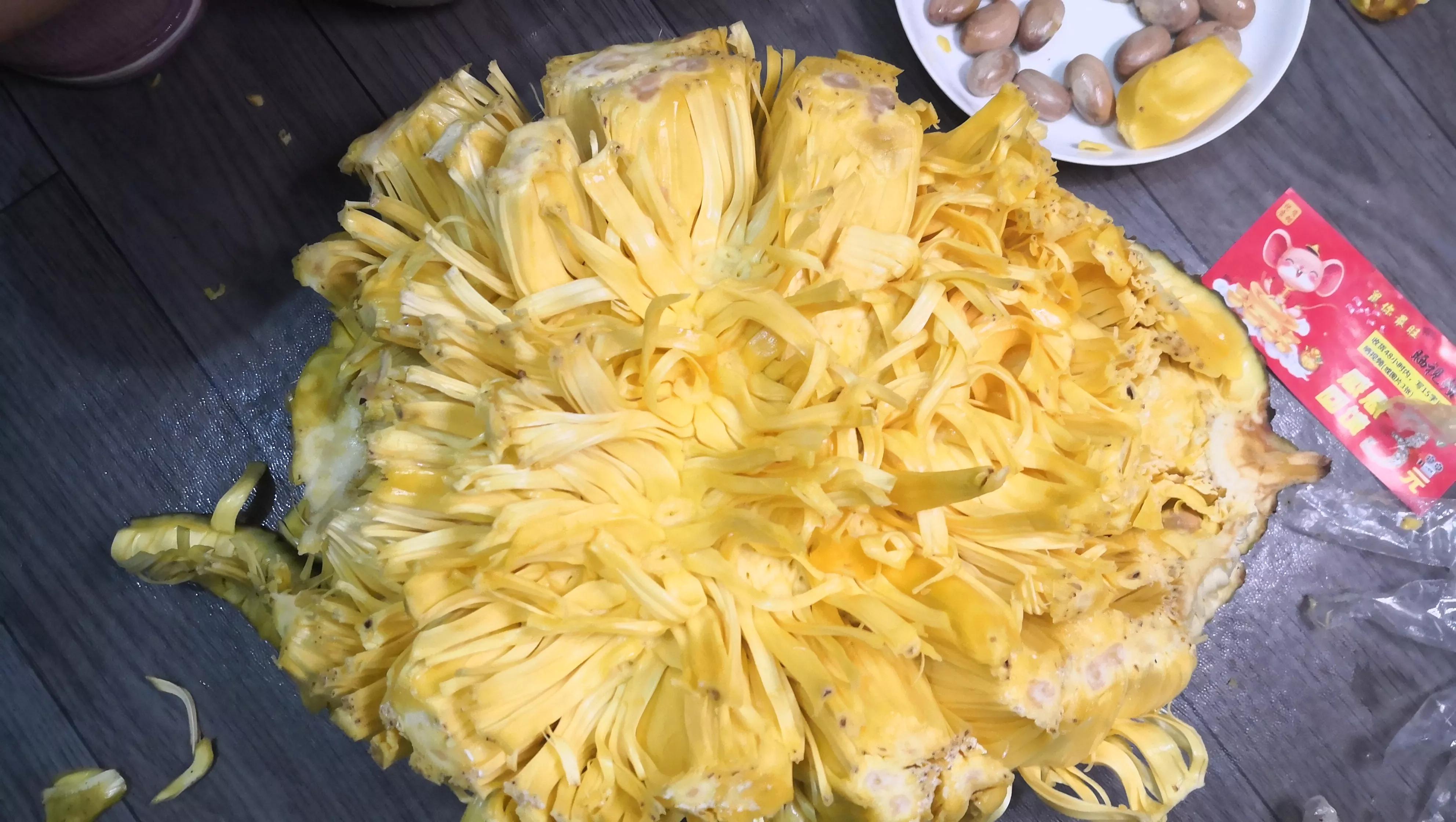 剥菠萝蜜全套,剥菠萝蜜技术活