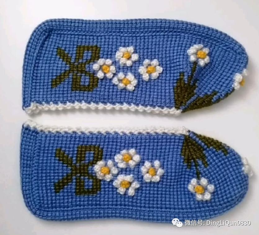 波西米亚风手工编织鞋子,针织作品50款