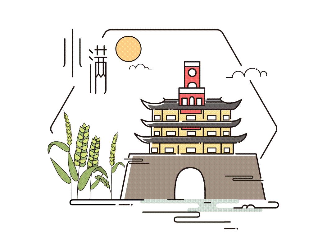 二十四节气古风插画,二十四节气古风图片